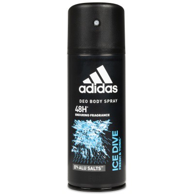 Adidas deo spray Ice Dive 150ml | Kosmetické a dentální výrobky - Pánská kosmetika - Deodoranty - Spray Adidas deo spray Ice Dive 150ml | Kosmetické a dentální výrobky - Pánská kosmetika - Deodoranty - Spray